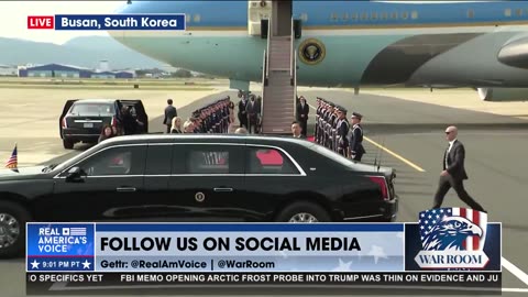 President Trump and Chinese President XI Exit Meeting Room