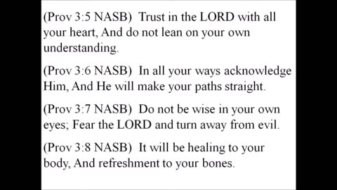 Jeremiah 17– man who trusts in mankind is cursed. He will not realize prosperity when it comes. 2017