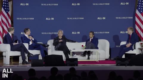 Nvidia CEO Jensen Huang Says President Trump Is America's Big AI-Arms Race Advantage