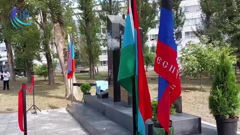 Vie du Donbass - Inauguration d'un mémorial aux étudiants et professeurs morts sur le front