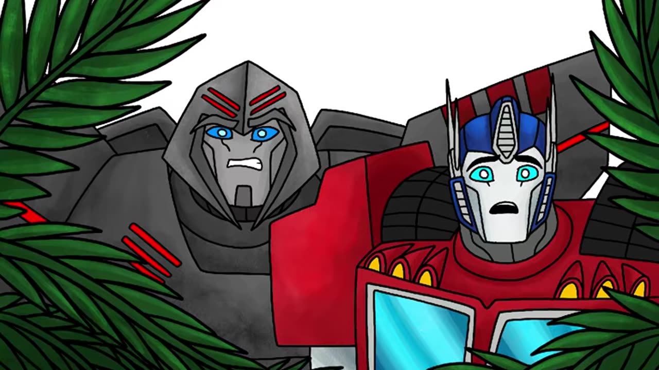 Transformers: One - Scene Redraw Speedpaint