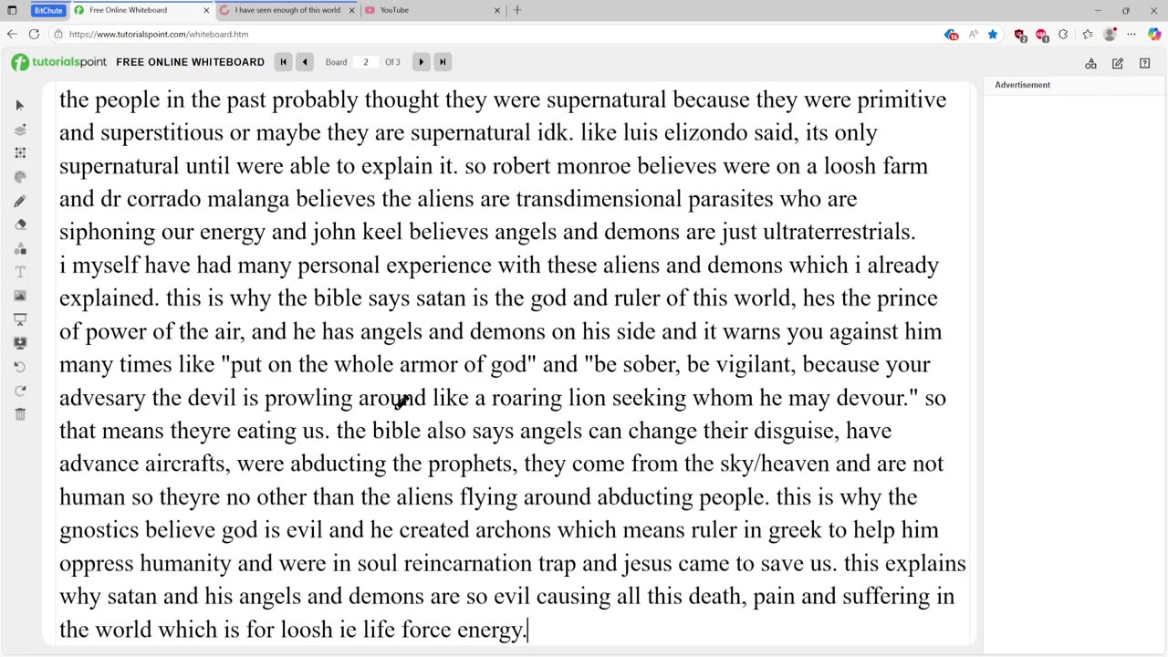 were on a loosh farm!