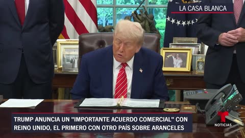 Donald Trump menciona el Día de la Victoria tras un acuerdo comercial con el Reino Unido