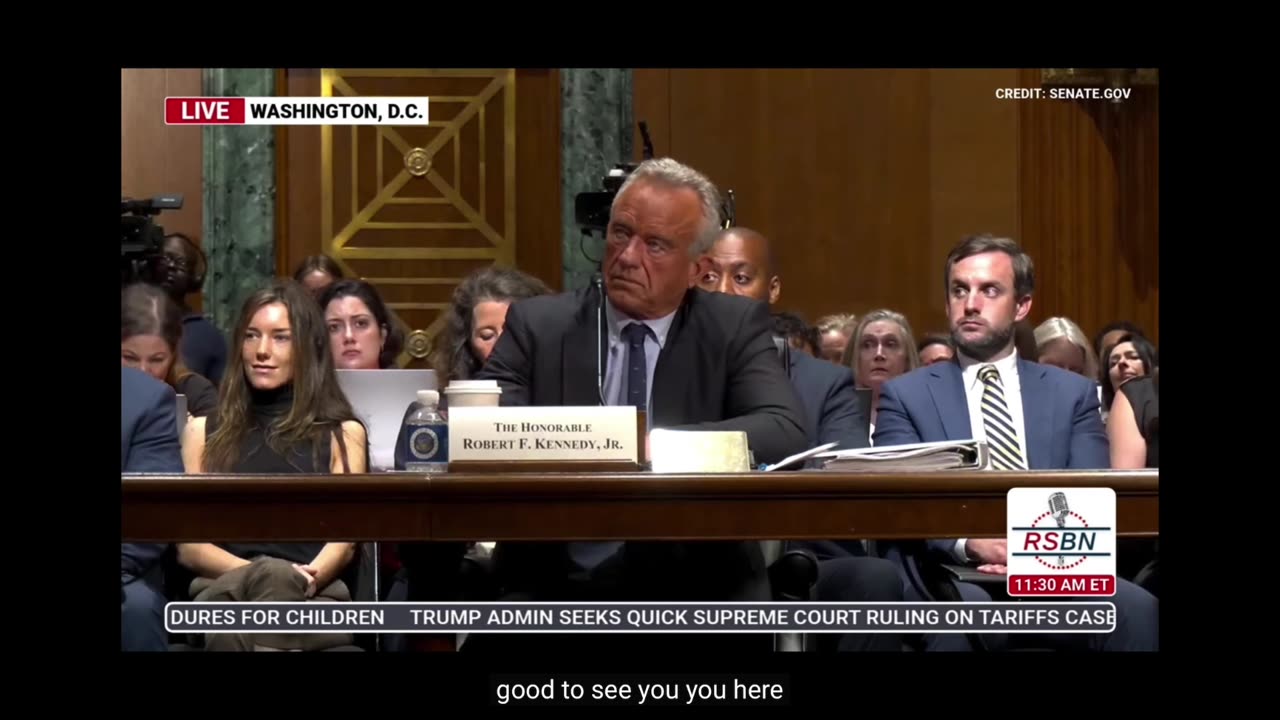 RFK Jr. Testifies before Senate Finance Committee - 9/4/25 Part 1 of 2