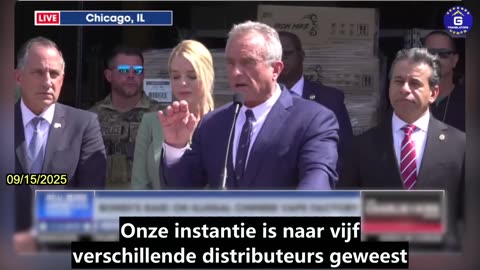 【NL】Robert F. Kennedy Jr. kondigt strengere aanpak aan van vapes uit China