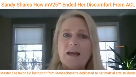 Sandy Shares How mV25™ Ended Her Discomfort From ACL
