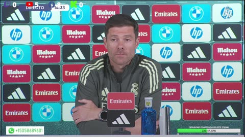 Xabi Alonso's press conference before traveling to Anoeta #realmadrid