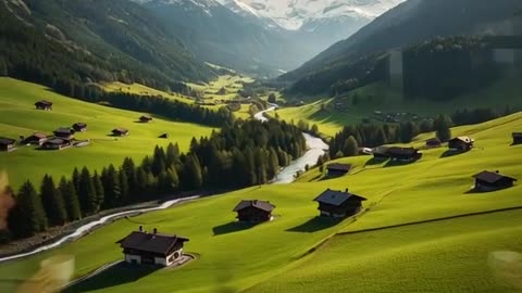 Swiss Paradise Express 🚞🇨🇭 | Scenic Train Journey You Won’t Believe! 🌄✨ #TravelGoals