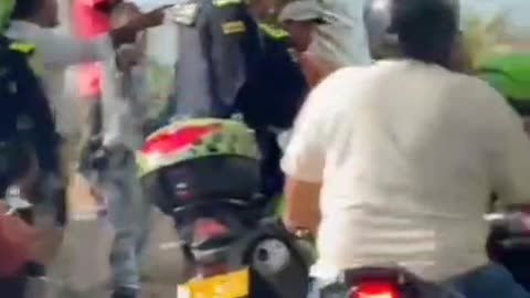 Pelea de hinchas en Bocagrande
