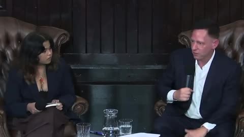 FLASHBACK: Peter Thiel PANICS - Asked about Israel using his Palantir to Bomb Babies in Gaza