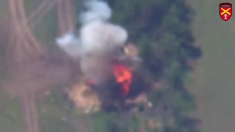 Russian Firebase Including Mtsa-B Heavy Gun, Support Vehicles and Crew, Vaporized in an Instant