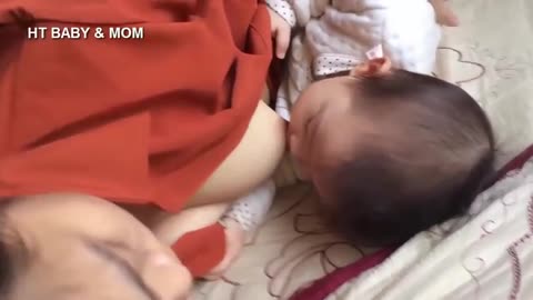Breast feeding mom vlog