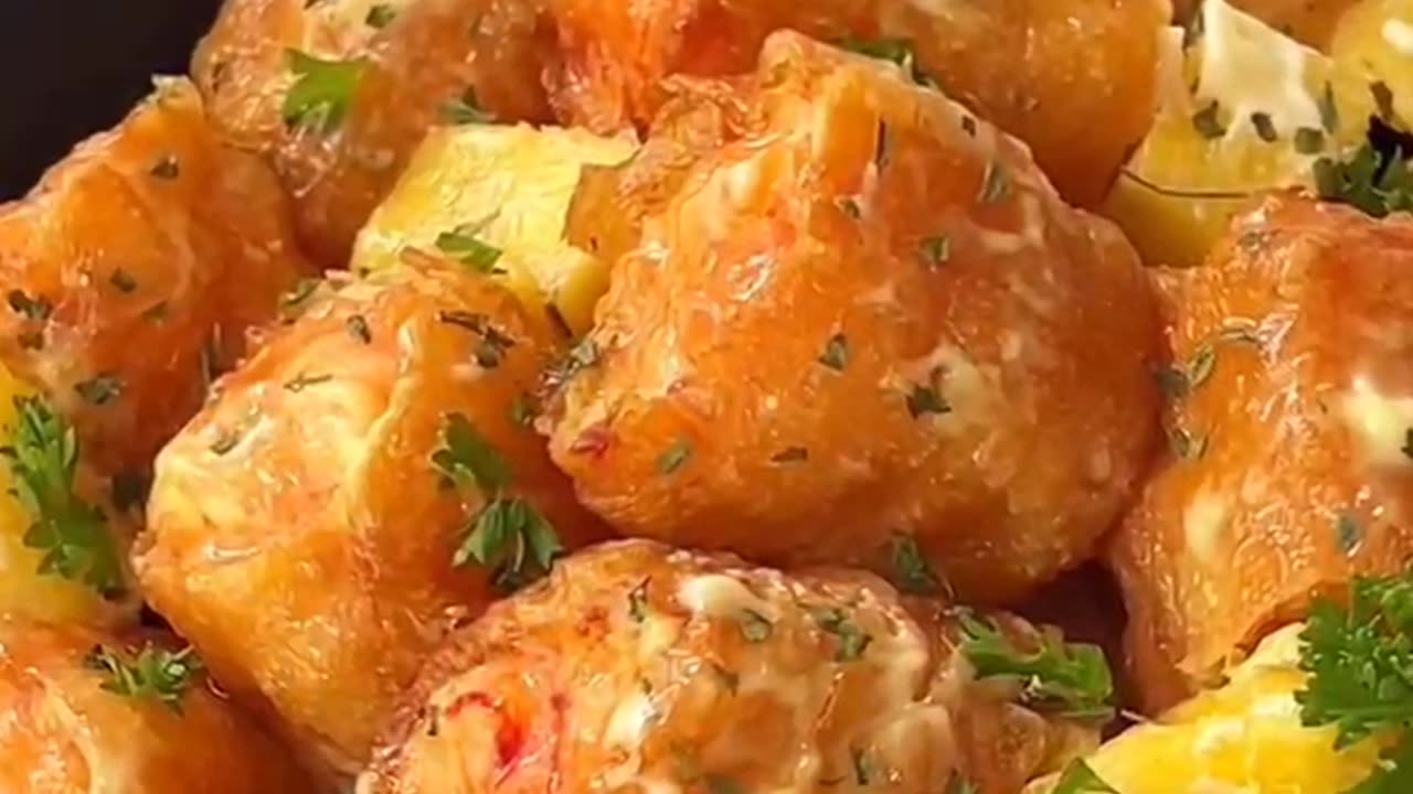 Dont forget your snack time,,,,, shrimp stuffed into cakue