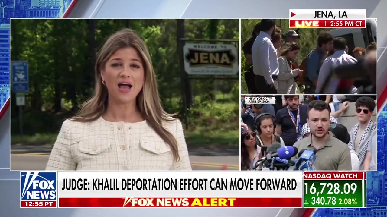 A judge rules that the Trump administration can move forward with deportation of Mahmoud Khalil.