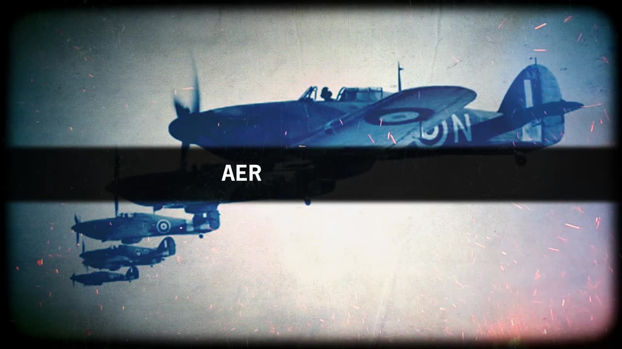 A Hawker Hurricane Rams a Do 17 to Save Buckingham Palace