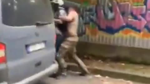 🚔🚘 Ukraine Russia War | TCC Officers Detain Cyclist in Lviv | RCF