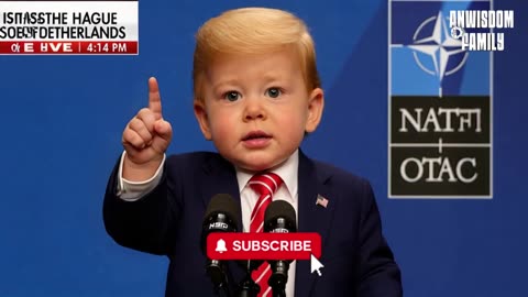 Trump Confronts 'Fake News CNN' at NATO Ssummit - Baby Primetime Parody