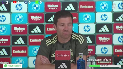 Xabi Alonso's training session and press conference before the Mallorca match