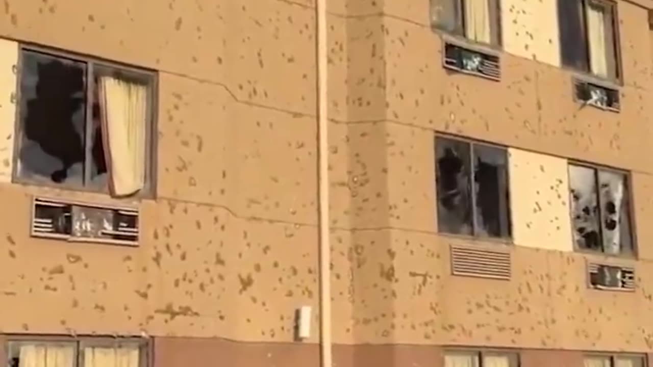 A hotel in Fremont, Nebraska, suffered severe damage this week after an intense hailstorm
