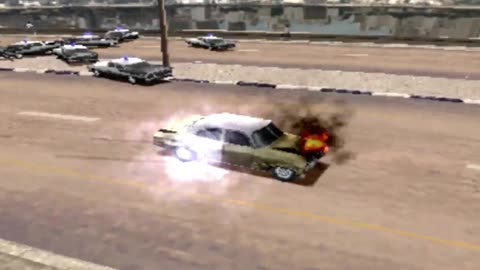 High speed chase of a 1952 Chevrolet Styleline Deluxe in Havana Cuba in the game Driver 2 - Part 1