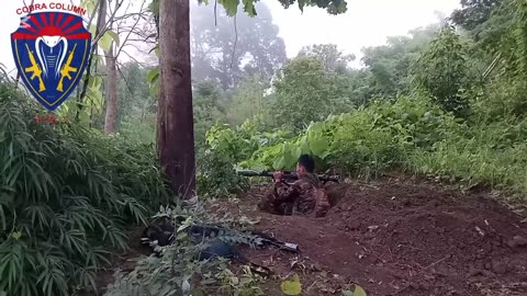 🐍🏴 Myanmar Conflict | Rebel Cobra Column Captures Junta Camp in Bledo | RCF