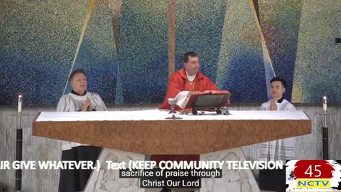 NCTV45 CATHOLIC MASS HOLY SPIRIT PARISH (ST VITUS) 9:00 AM THUR JULY 3 2025