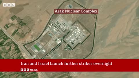 Iran and Israel launch further strikes as Israeli hospital is damaged | BBC News