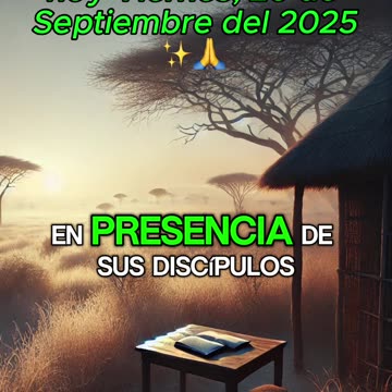 🙏✨Evangelio de hoy Viernes, 26 de Septiembre del 2025✨🙏