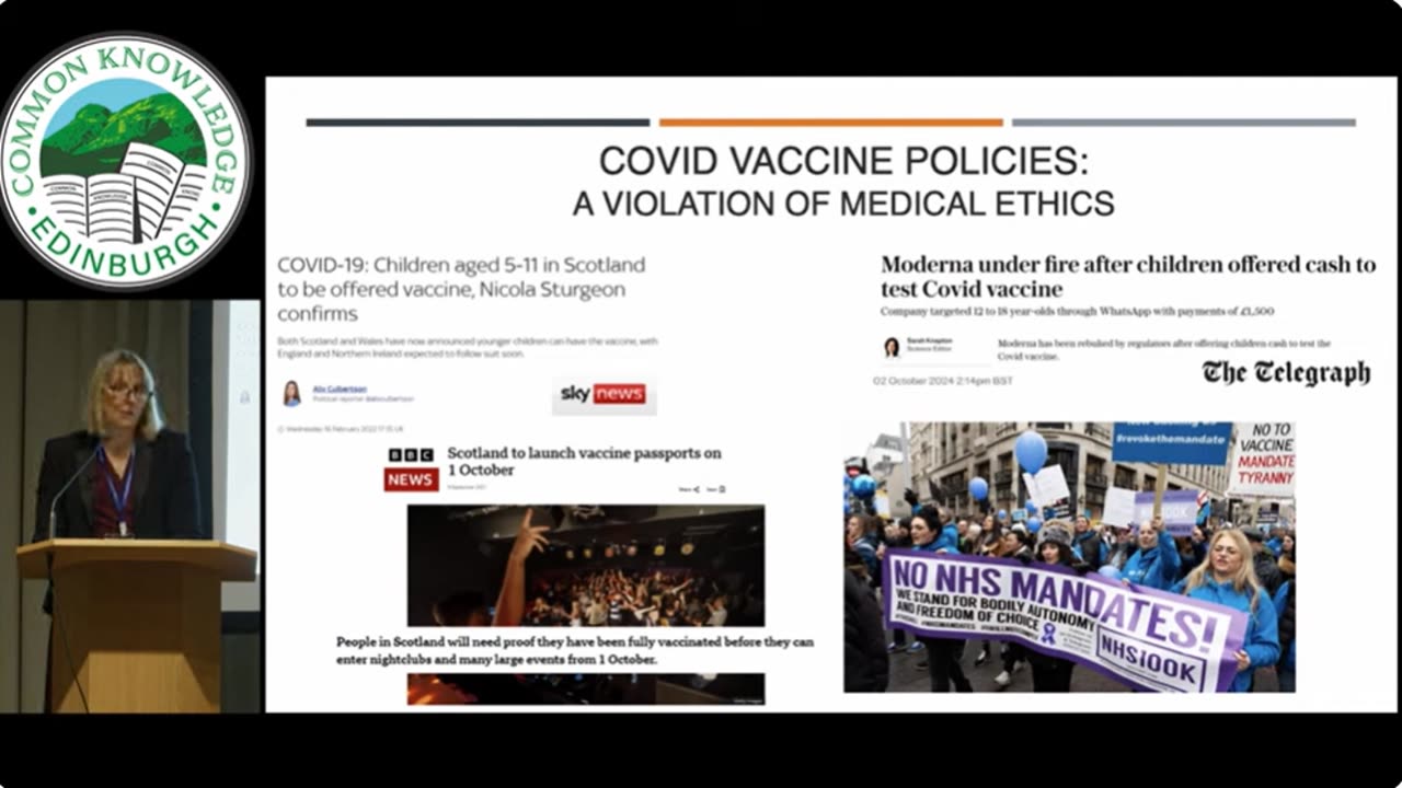 Covid Vaccines and Ethical Violations: Dr Elizabeth Evans