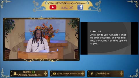 Oak Hill Church of Christ 5-4-25 Message: "Now What Do I Do?"