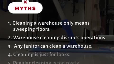 5 Myths and Facts of Warehouse Cleaning Services