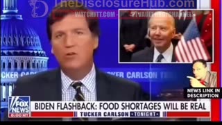 The manufactured food storage admitted by Biden and,