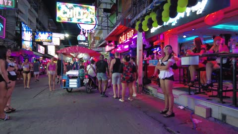 [4K] Pattaya Night Walking Tour 2025