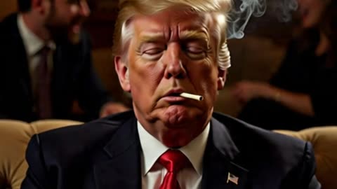 Trump Smoking