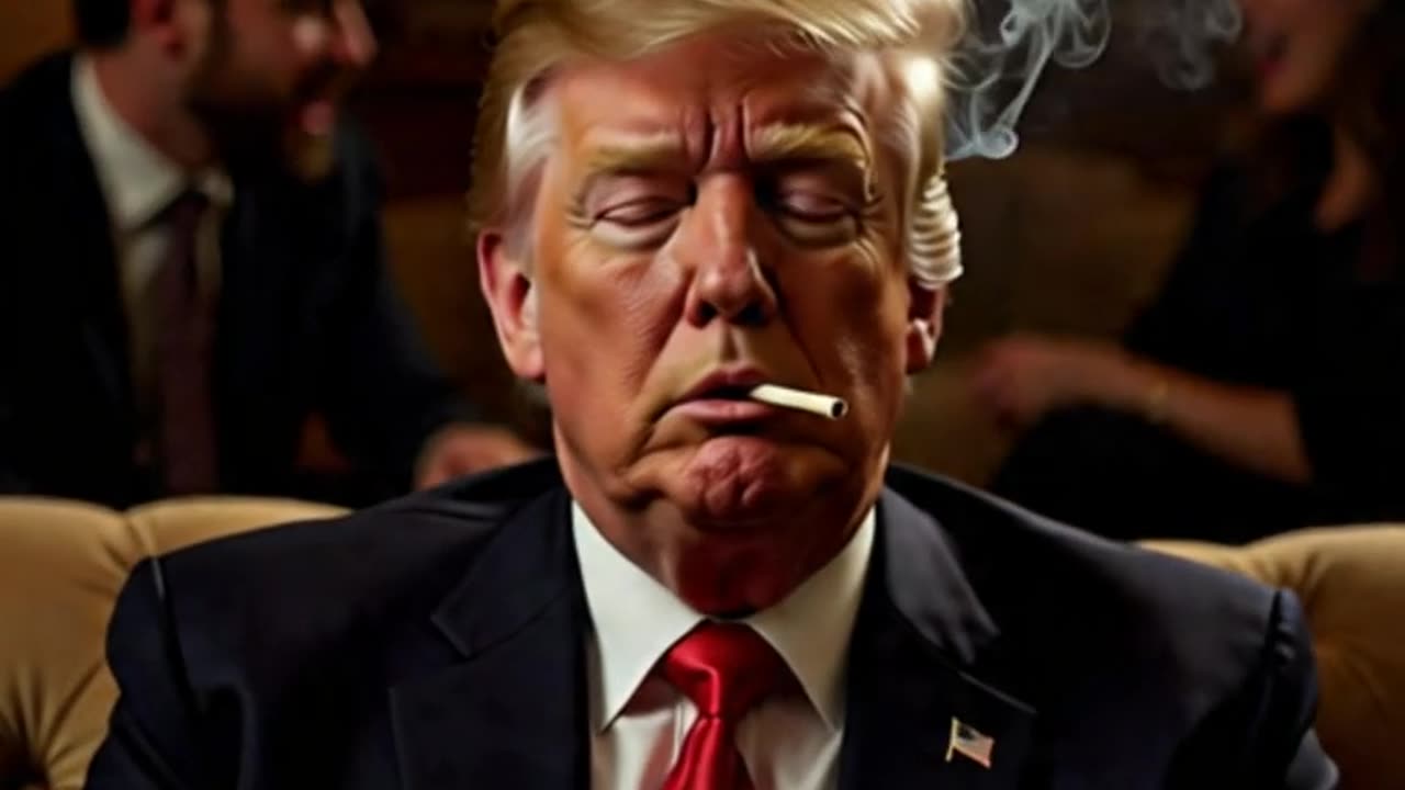 Trump Smoking