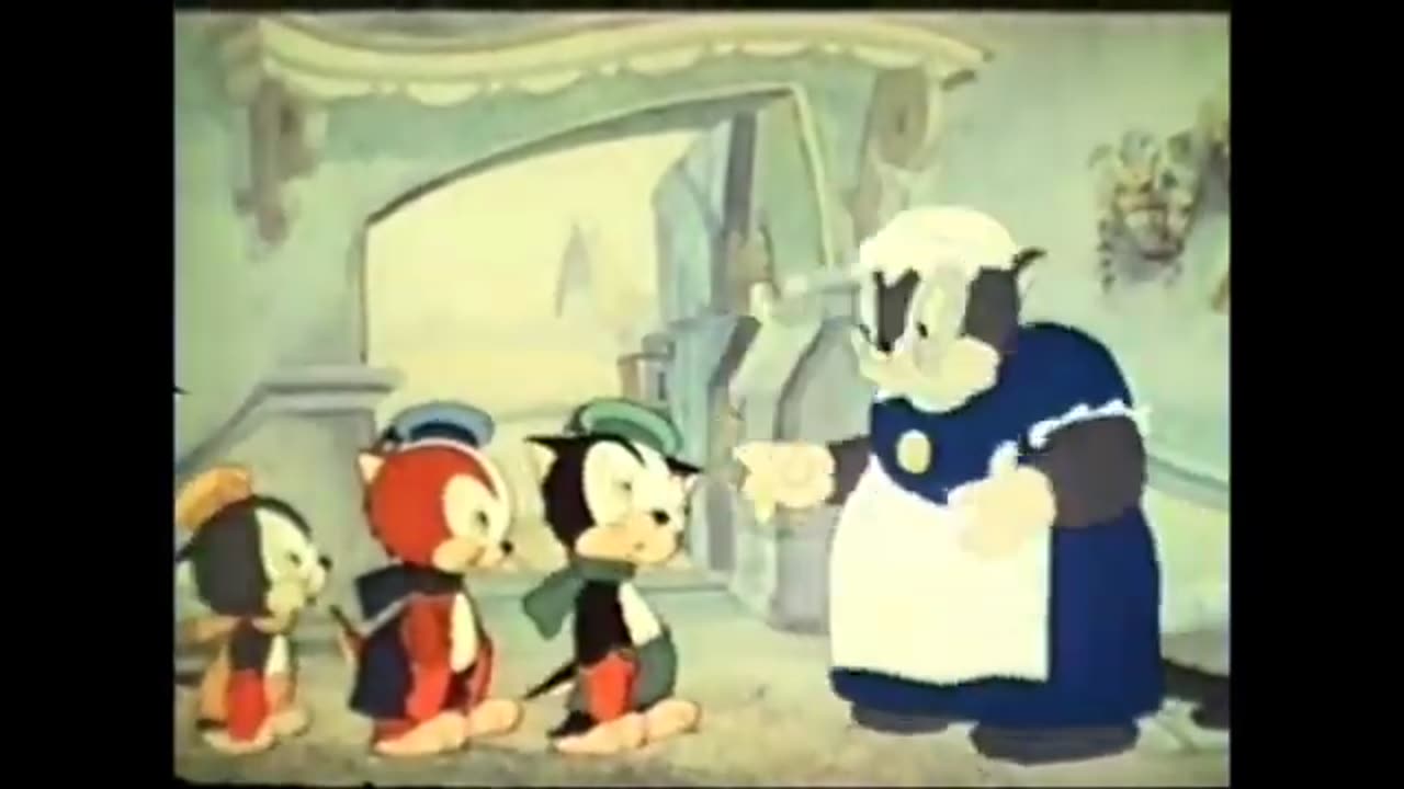 Walter Lantz - Kittens Mittens (1940) Spanking Threat