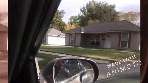 DRIVING AROUND PARIS, TEXAS SLOW MOTION CLOSE-UPS