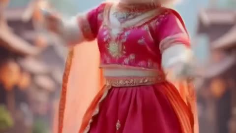 Cute cat in wedding dress