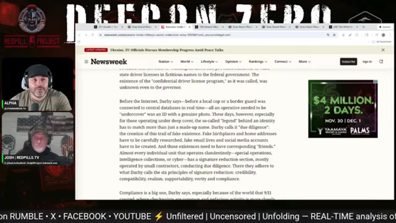 Josh Reid & Alpha Warrior- Q Decode 11-27-25 - Big Intel Drop About What's Really Going On!