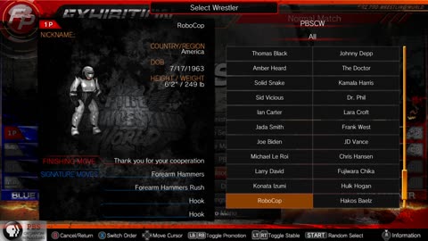 PBSCW 2025 - Roster & New Titles