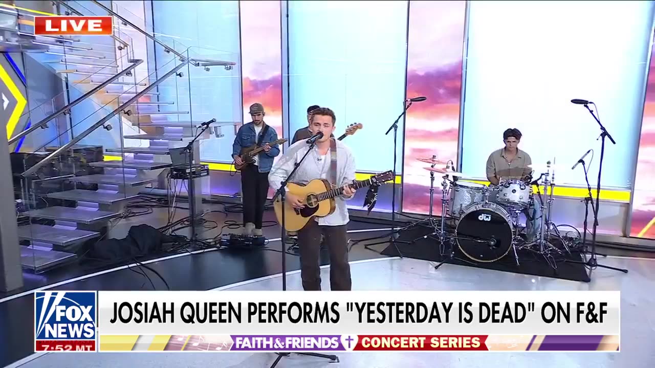 Josiah Queen performs ‘Yesterday Is Dead’ on 'Fox & Friends