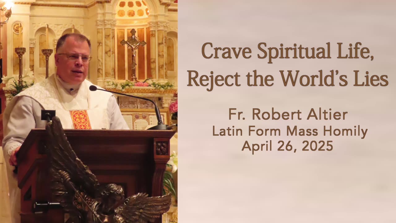 Crave Spiritual Life, Reject the World's Lies