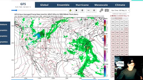 Gulf Coast to Virginia Swamped With Buckets Of Rain This Week - Snow And Record May Lows Hit Europe