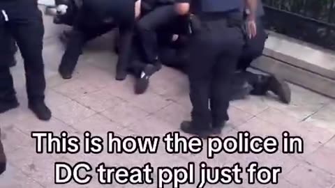 Tyrone thought he could sneak up on a DC police officer and found out the hard way.