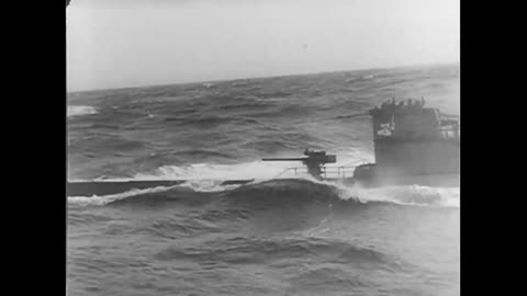 U-boat at sea