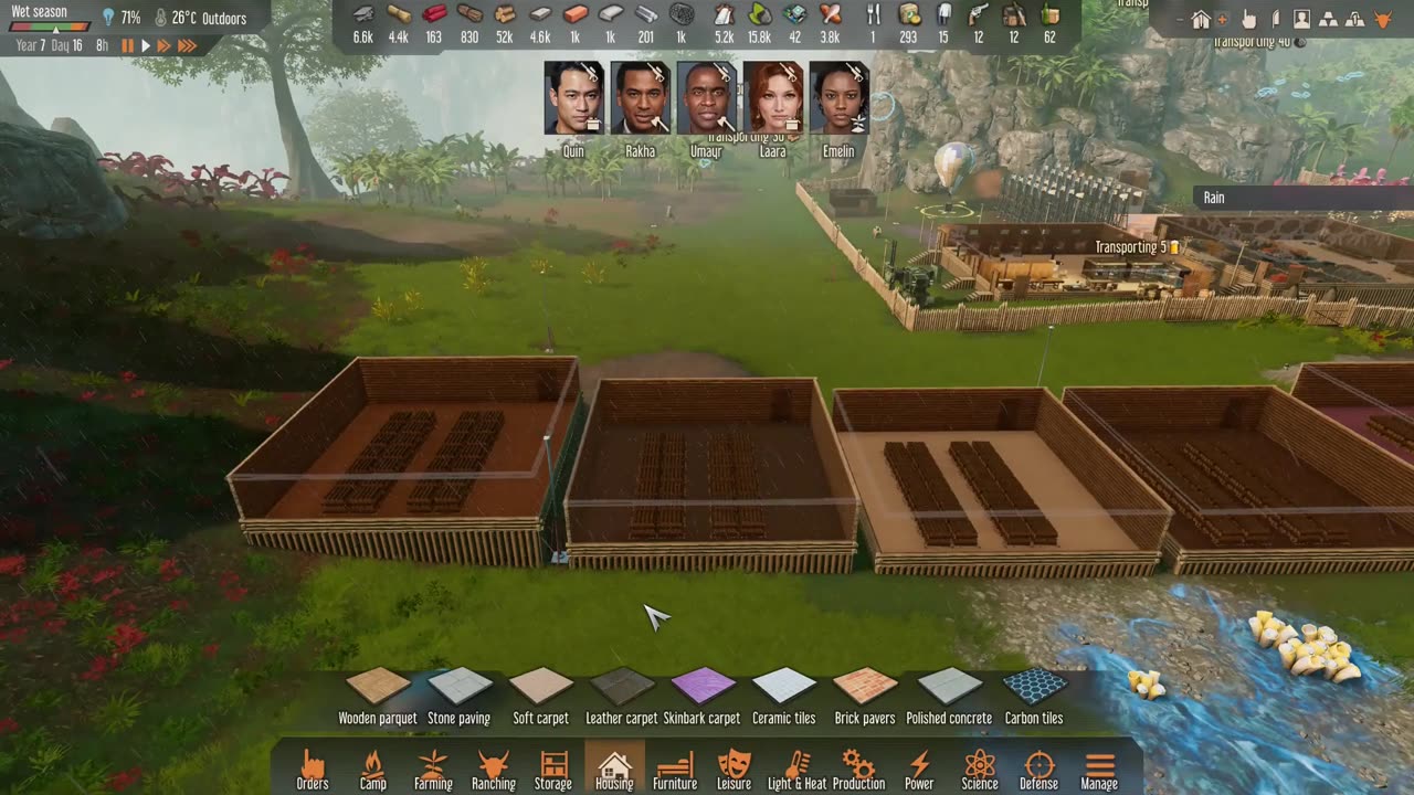 Stranded : Alien Dawn Flooring Material Comparison