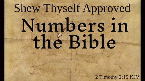 Numbers in the Bible