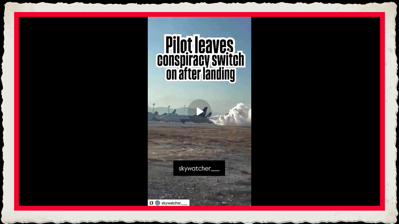 Pilot leaves conspiracy switch on aiter landing