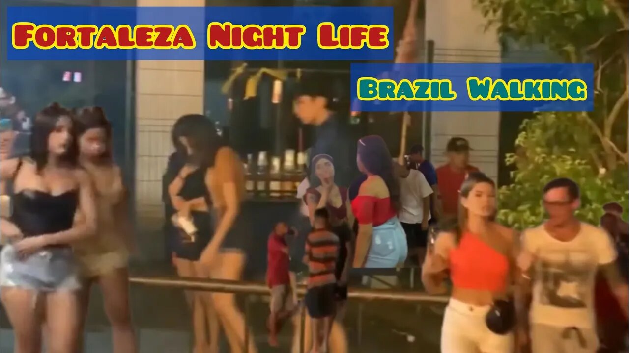 🇧🇷 Brazil Fortaleza Nightlife Walking