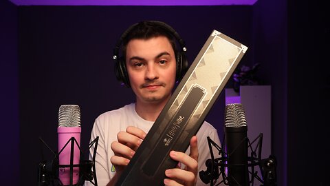 ASMR | Unboxing The Dark Lord’s Wand 🖤 (Taps, Crinkles, Whispers)